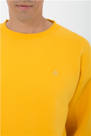 ADAM BOXES Oversize O-Yaka Sweatshirt N-Alinda - Sarı