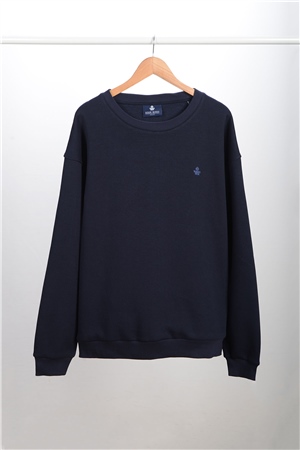 ADAM BOXES Oversize O-Yaka Sweatshirt N-Alinda - Lacivert