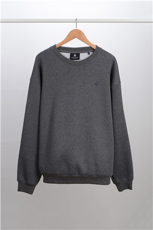 ADAM BOXES Oversize O-Yaka Sweatshirt N-Alinda - Antrasit