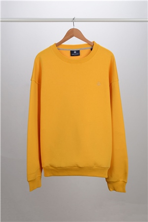 ADAM BOXES Oversize O-Yaka Sweatshirt N-Alinda - Sarı