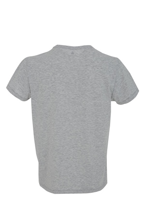 ADAM BOXES V Yaka T-shirt N-Simplo - Açık Gri