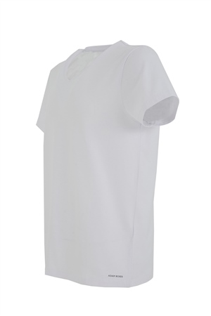 ADAM BOXES V Yaka T-shirt N-Simplo - Beyaz