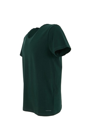 ADAM BOXES V Yaka T-shirt N-Simplo - Koyu Yeşil