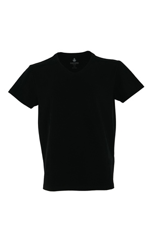 ADAM BOXES V Yaka T-shirt N-Simplo - Siyah