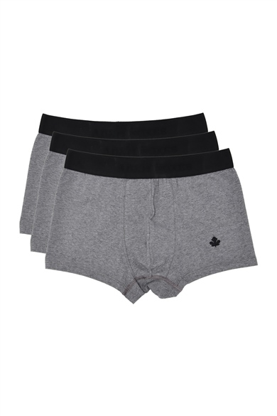 ADAM BOXES Boxer Trunk Neo-Cosy 
3lü Paket - Antrasit
