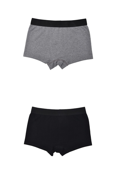 ADAM BOXES Boxer Trunk Neo-Cosy 
3lü Paket - Antrasit, Siyah