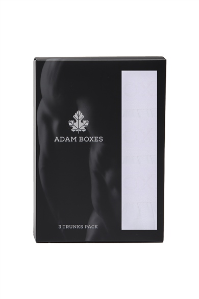 ADAM BOXES Boxer Trunk Neo-Cosy 
3lü Paket - Beyaz