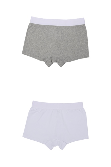 ADAM BOXES Boxer Trunk Neo-Cosy 
3lü Paket - Beyaz, Gri