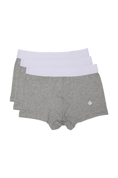 ADAM BOXES Boxer Trunk Neo-Cosy 
3lü Paket - Gri