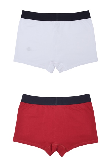 ADAM BOXES Boxer Trunk Neo-Gracia 
3lü Paket - Bordo, Beyaz