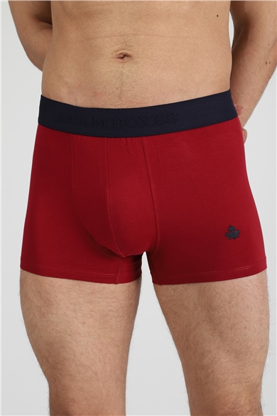 ADAM BOXES Boxer Trunk Neo-Gracia 
3lü Paket - Bordo, Koyu Yeşil