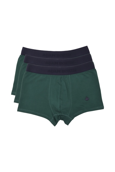 ADAM BOXES Boxer Trunk Neo-Gracia 
3lü Paket - Koyu Yeşil