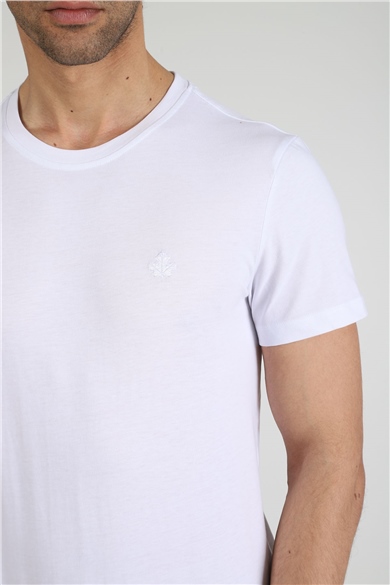 ADAM BOXES O Yaka T-shirt Neo-Premier - Beyaz