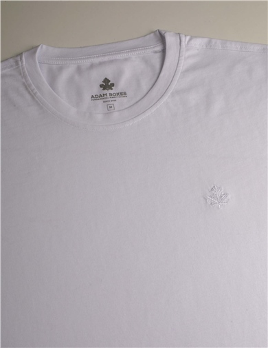 ADAM BOXES O Yaka T-shirt Neo-Premier - Beyaz