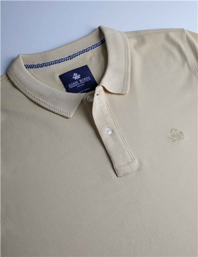 ADAM BOXES Polo Yaka T-shirt Neo-Essential - Bej