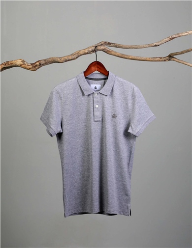 ADAM BOXES Polo Yaka T-shirt Neo-Essential - Gri