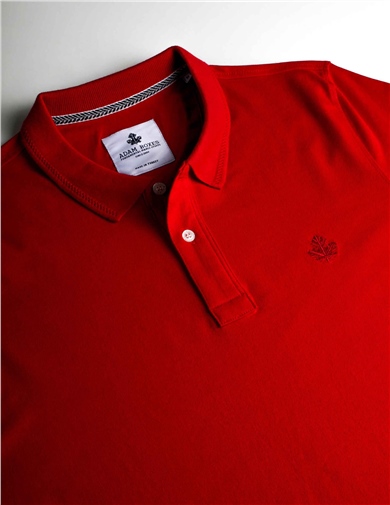 ADAM BOXES Polo Yaka T-shirt Neo-Essential - Kırmızı