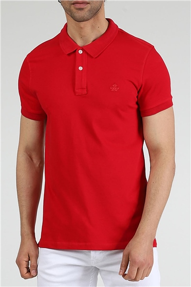 ADAM BOXES Polo Yaka T-shirt Neo-Essential - Kırmızı