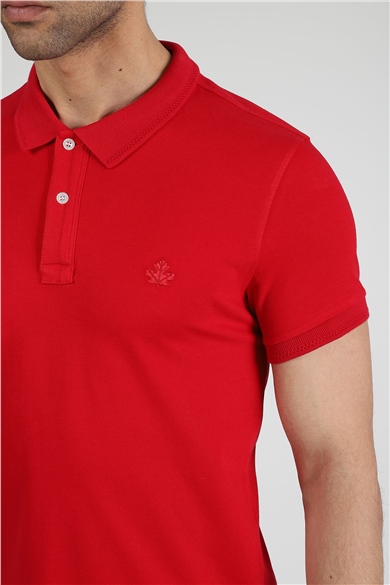 ADAM BOXES Polo Yaka T-shirt Neo-Essential - Kırmızı