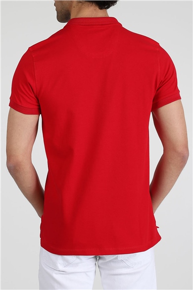 ADAM BOXES Polo Yaka T-shirt Neo-Essential - Kırmızı