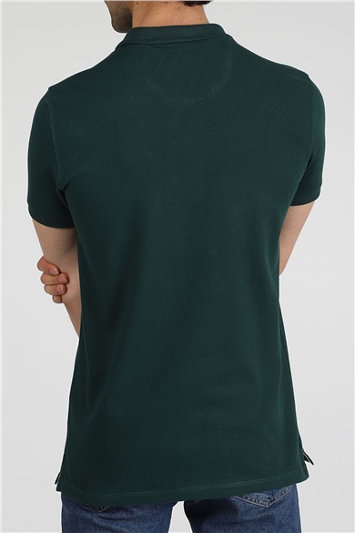 ADAM BOXES Polo Yaka T-shirt Neo-Essential - Koyu Yeşil