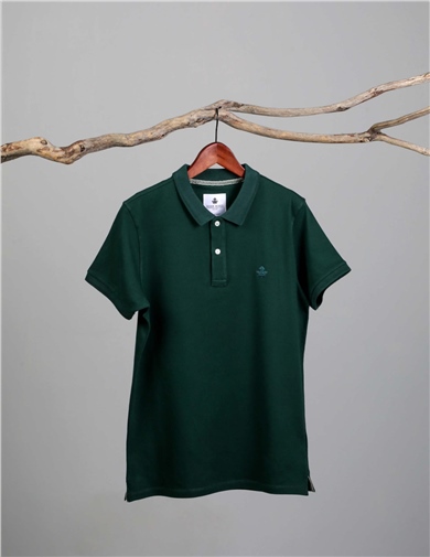 ADAM BOXES Polo Yaka T-shirt Neo-Essential - Koyu Yeşil