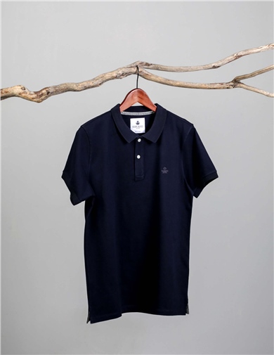 ADAM BOXES Polo Yaka T-shirt Neo-Essential - Lacivert