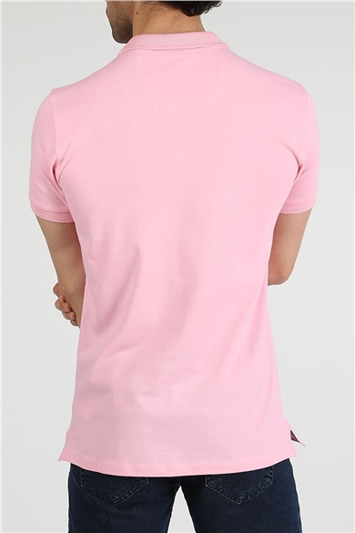 ADAM BOXES Polo Yaka T-shirt Neo-Essential - Pembe