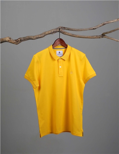 ADAM BOXES Polo Yaka T-shirt Neo-Essential - Sarı