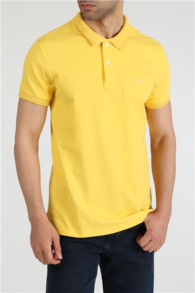 ADAM BOXES Polo Yaka T-shirt Neo-Essential - Sarı