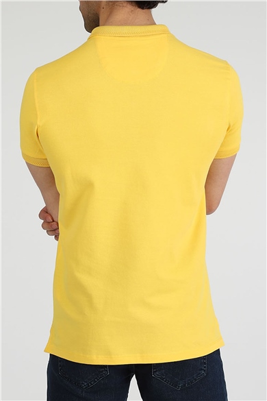 ADAM BOXES Polo Yaka T-shirt Neo-Essential - Sarı