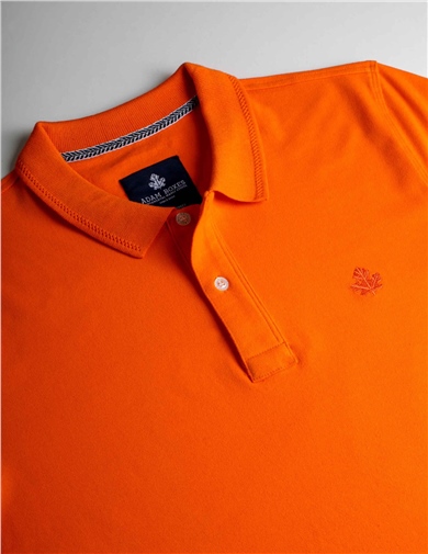 ADAM BOXES Polo Yaka T-shirt Neo-Essential - Turuncu