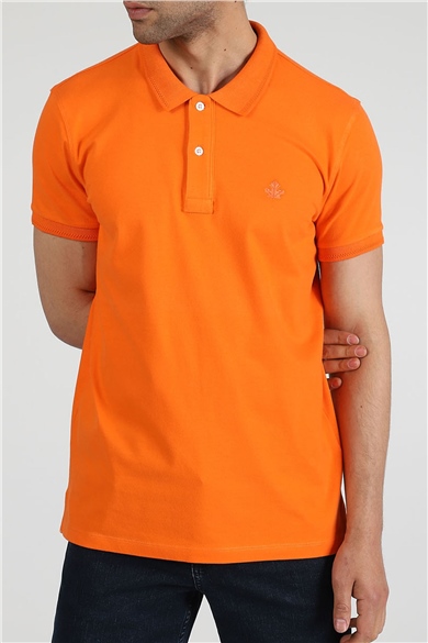 ADAM BOXES Polo Yaka T-shirt Neo-Essential - Turuncu
