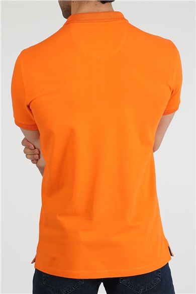ADAM BOXES Polo Yaka T-shirt Neo-Essential - Turuncu