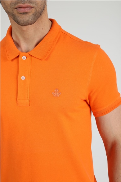 ADAM BOXES Polo Yaka T-shirt Neo-Essential - Turuncu