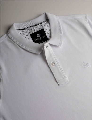 ADAM BOXES Polo Yaka T-shirt Neo-Tune - Beyaz