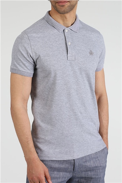 ADAM BOXES Polo Yaka T-shirt Neo-Tune - Gri