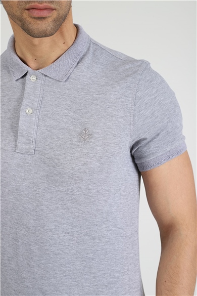 ADAM BOXES Polo Yaka T-shirt Neo-Tune - Gri