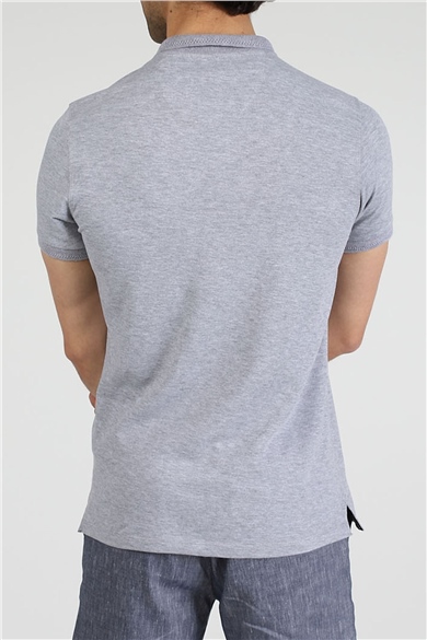 ADAM BOXES Polo Yaka T-shirt Neo-Tune - Gri