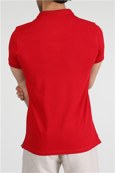 ADAM BOXES Polo Yaka T-shirt Neo-Tune - Kırmızı