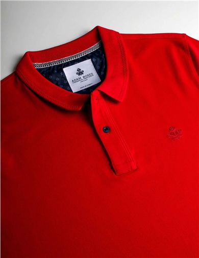 ADAM BOXES Polo Yaka T-shirt Neo-Tune - Kırmızı