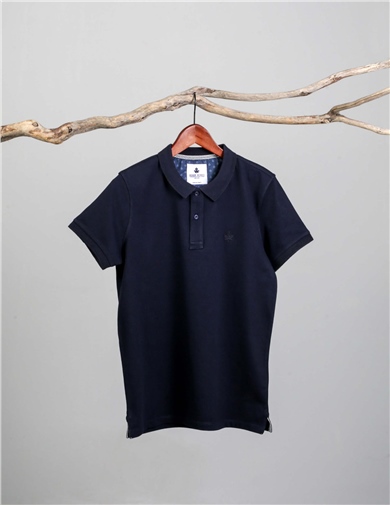 ADAM BOXES Polo Yaka T-shirt Neo-Tune - Lacivert