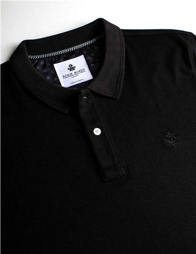 ADAM BOXES Polo Yaka T-shirt Neo-Tune -Siyah