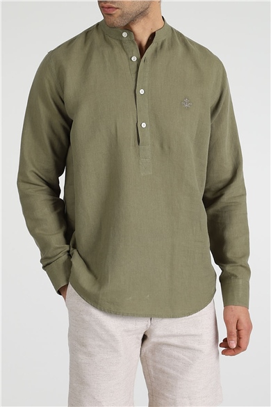 ADAM BOXES Relaxed Fit Gömlek Neo-Tranquil - Haki