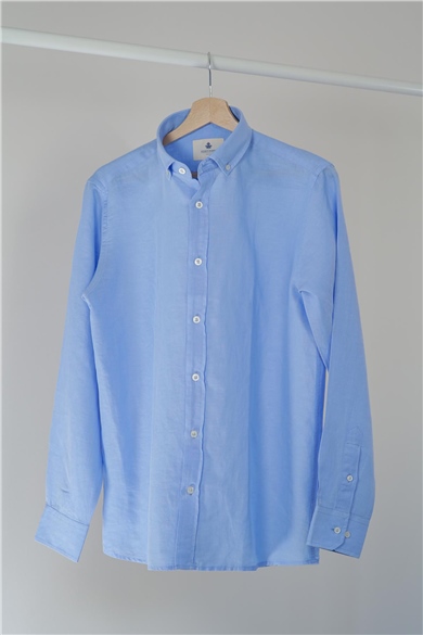ADAM BOXES Slim Fit Gömlek Neo-Epherest - Açık Mavi
