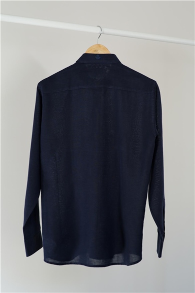 ADAM BOXES Slim Fit Gömlek Neo-Epherest - Lacivert