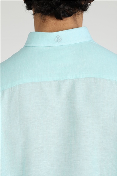 ADAM BOXES Slim Fit Gömlek Neo-Epherest - Turkuaz
