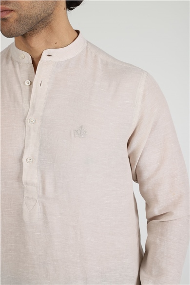 ADAM BOXES Slim Fit Gömlek Neo-Tranquil - Bej