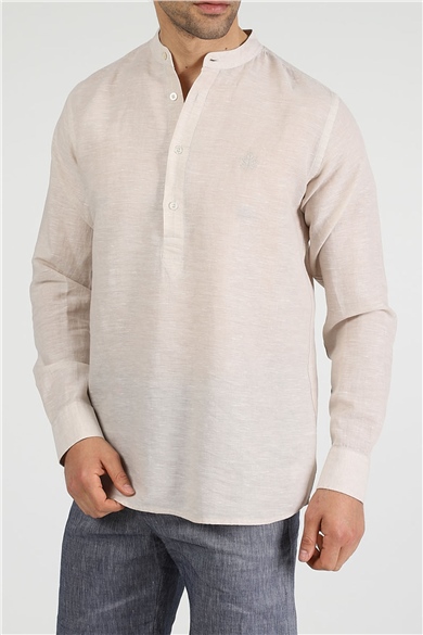 ADAM BOXES Slim Fit Gömlek Neo-Tranquil - Bej