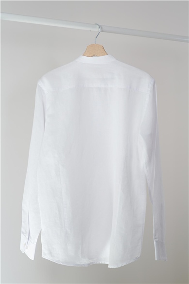 ADAM BOXES Slim Fit Gömlek Neo-Tranquil - Beyaz